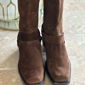 Matisse real leather brown suede Boots size 8.5